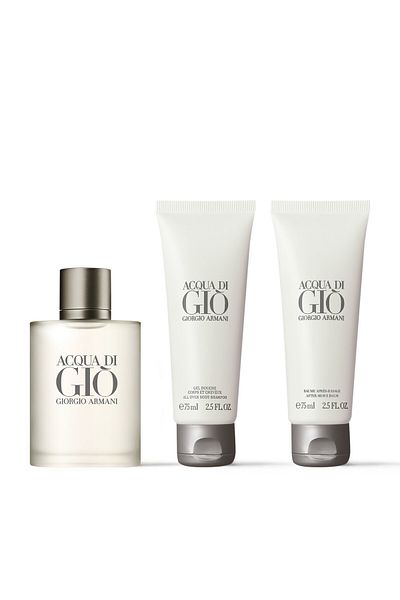 Giorgio Armani Acqua Di Gio, Men's Gift Set-Eau de Toilette 50 ml+Shower Gel 75ml+After Shave Balm 75ml