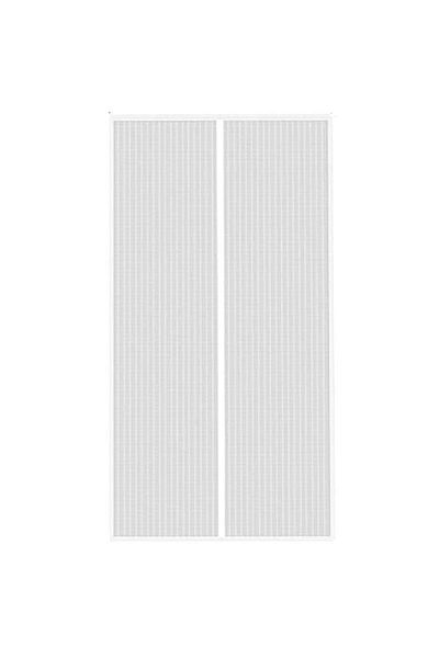 SERSIMO Plasă anti-insecte, cu închidere magnetică, lățime 80-100cm, înălțime 210-220cm, albă