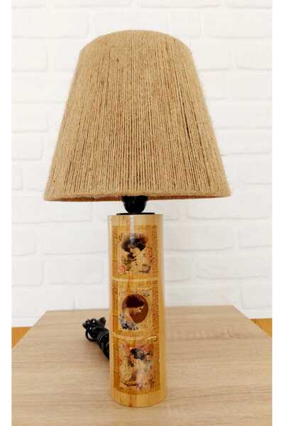 RETRO NOW DONNA I AHŞAP AYAKLI ABAJUR