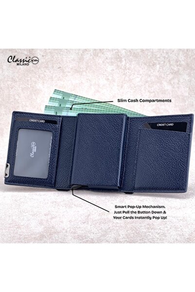 Classic Milano RFID Blocking Faux Leather Wallet for Men and Women