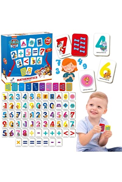 Technok Set de magneți educaționali Maluk Psi Patrol, 72 de piese, matematici...