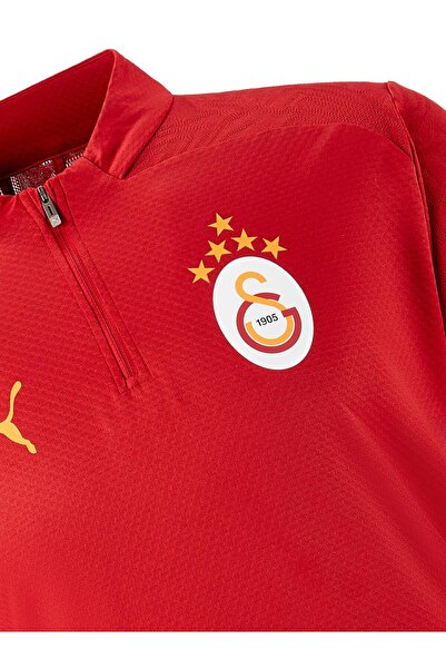 Galatasaray Puma Lisanslı A Takım Kırmızı Yarım Fermuarlı Antrenman Üst