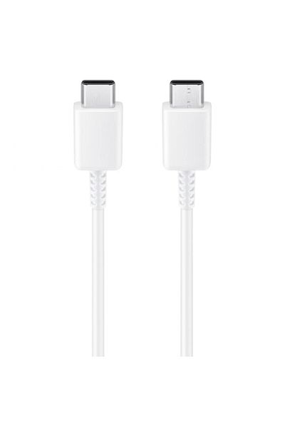 SOHO Cablu Fast Speed Fast Charging, 2x Type-C, 3A, 1m, R65, Siliciu, Samsung EP DN980BBE, Pearl White