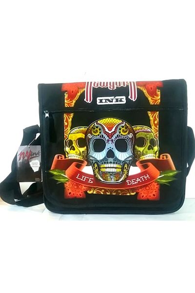 ANGMAD Shoulder Bag, 2 Compartments, Ideal for School or Laptop