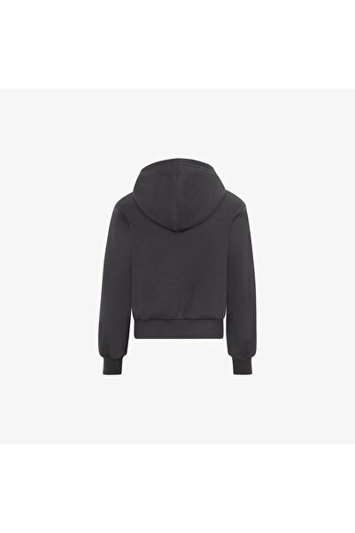 Converse Boxy Çocuk Antrasit Hoodie