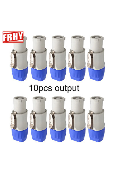 Choice1 10 قطع من موصلات الطاقة الكهربائية ثلاثية الدبابيس 20 أمبير/250 فولت ...