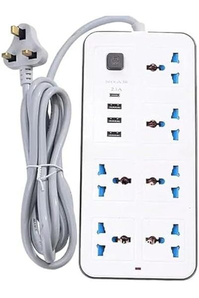 Generic Smart-Center Power Extension Cord 6 Outlets, Power Strips Universal Power Plug Adapter With 6 socket