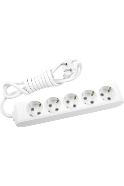 PANASONIC X-tendia 5-plug 5 meter extension cord, White
