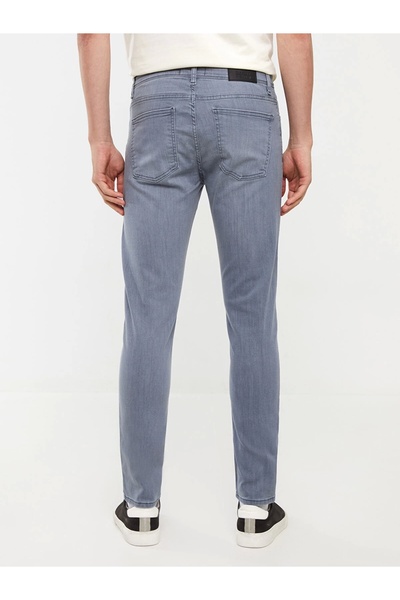 LC Waikiki LCW Jeans Gri 760 Skinny Fit Erkek Jean Pantolon