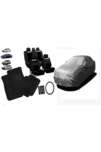 CFT مجموعة كاملة من أغطية مقاعد السيارة وغطاء هيكل السيارة لسيارات السيدان - ...