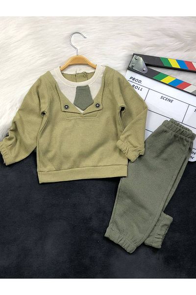 KGN GİYİM Baby Boy Bottom Top Sweat Suit