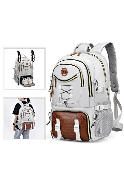 SOHO Multifunctional Backpack for Travel, Mountaineering or Hiking, Heavy Duty Oxford, 50x35x17cm, W