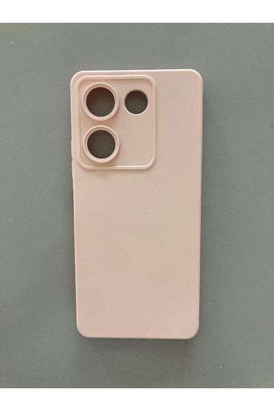 Newon Tecno Camon 20 Pro Powder Pink Inner Velvet Silicone Phone Case(Ck6N and Ck7N)