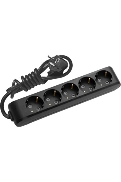 PANASONIC X-tendia 5-plug 5 meter extension cord, Black