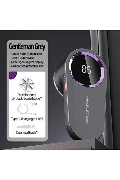 choice2 رمادي 1 قطعة شفرة مزيل الوبر USB شحن آلة الحبيبات الكهربائية آلة تشذي...