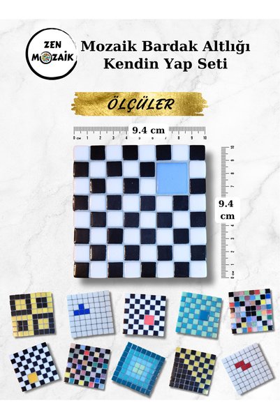 Zen Mozaik Zen Mozaic - Mosaic Coasters DIY Set - Discover Your Creativity!