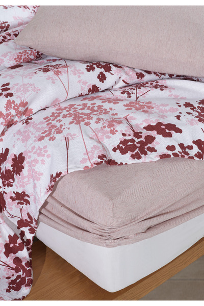 luxtex Double Pique Set - Pique, Fitted Sheet, Pillow - 4 Pieces