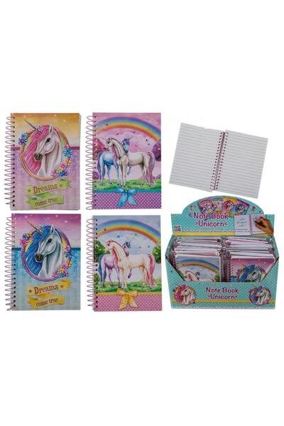 Out of The Blue KG Spiral notebook, unicorn pattern
