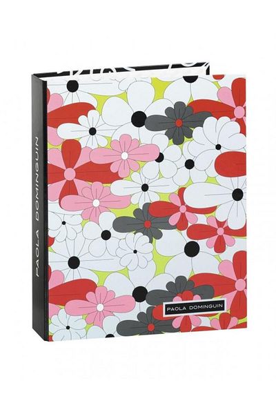 safta Cardboard bibliography with 4 rings, Paola Doming collection