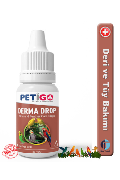 petigo - Kafes Kuşları için Vitaminler / Mineraller - 30ml Deri / Tüy Bakım (...