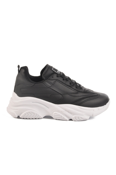 WALKWAY Black-White Unisex Sports Shoes Drk171 g