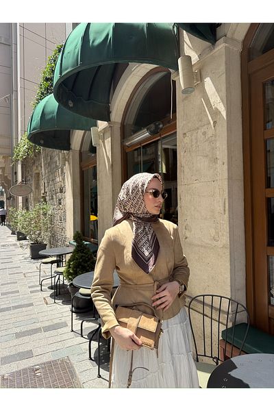 Lunora Vera Twill Silk Scarf