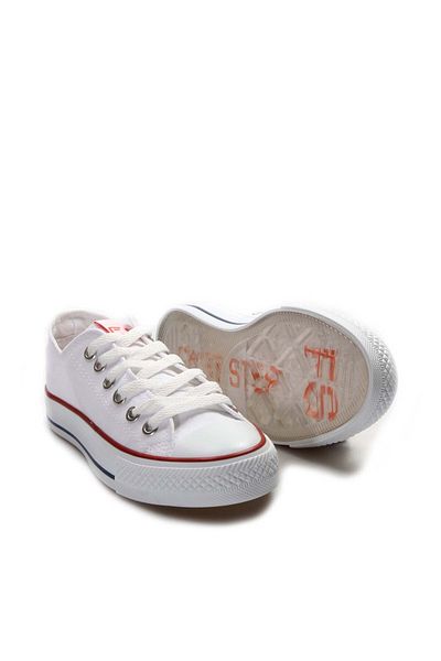 Ayakkabıhane White Unisex Sports Short Sneaker Shoes Ah1E6202411106