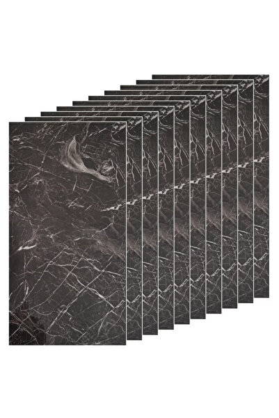 Teno Set 30x Tapet Marmura Premium 3D Teno®, suprafata acoperire 5.4 mp, 30x60 cm, negru/gri