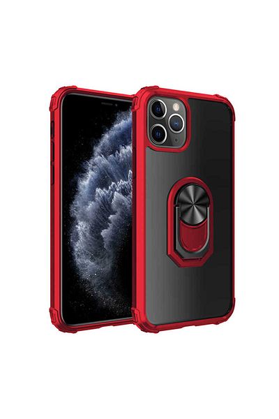 HTstore iPhone Compatible 11 Pro Case Zore Mola Cover-Red