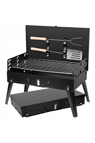 OEM Portable Grill, Metal, 43 x 26 cm, Black