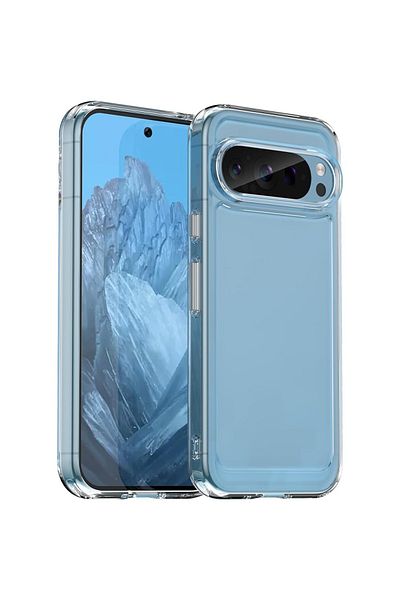 bestcase Carcasă transparentă din silicon de 2 mm pentru Google Pixel 9a, transparentă