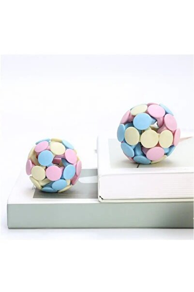 ANGMAD Minge interactivă pentru câini și pisici de talie mică - cauciuc moale, multicoloră, cu zornăitoare