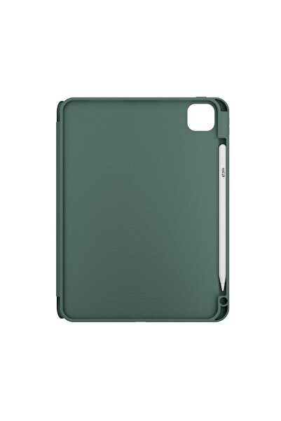 NOA Husa de protectie Rollcase pentru iPad Pro 11" M4, cu suport pentru stilou, Verde