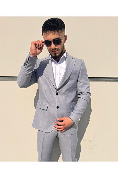 Dupont Slim Fit Yarım Astarlı Takım Elbise