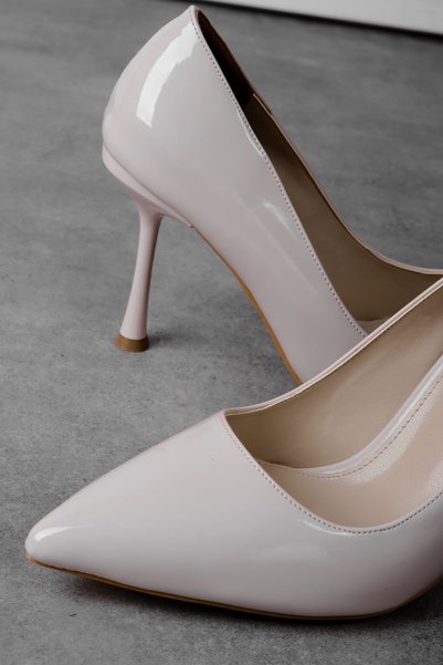 MY DERİ Misty Women's Pointed Toe Heeled Stiletto Evening Dress Shoes 4010