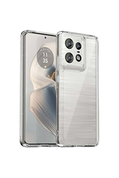 bestcase Carcasă transparentă din silicon 2 mm pentru Motorola Edge 50 Pro, t...