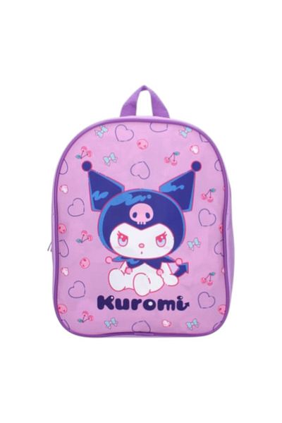 Hello Kitty Children's backpack, 29x22x9 cm, adjustable straps, multicolor, Cheeky But Charming, Kuromi