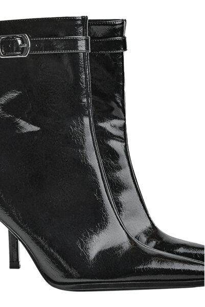 Bershka Tokalı bantlı topuklu bot