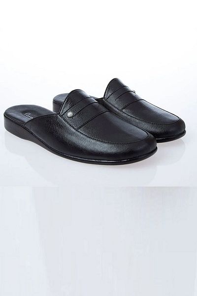 Pierre Cardin 288 Men's House Slippers-Black