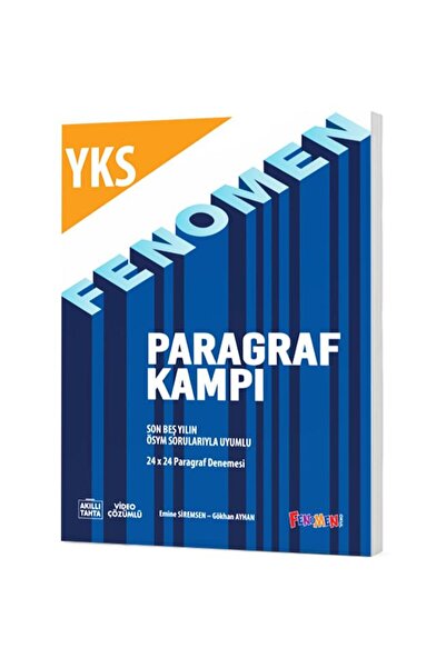 fenomen okul FENOMEN YKS PARAGRAF KAMPI (24 FASİKÜL)