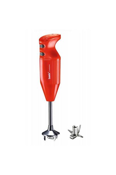 Bamix Mixer One 160W, Motor Profesional, 1 Lamă Multifuncțională, Roșu