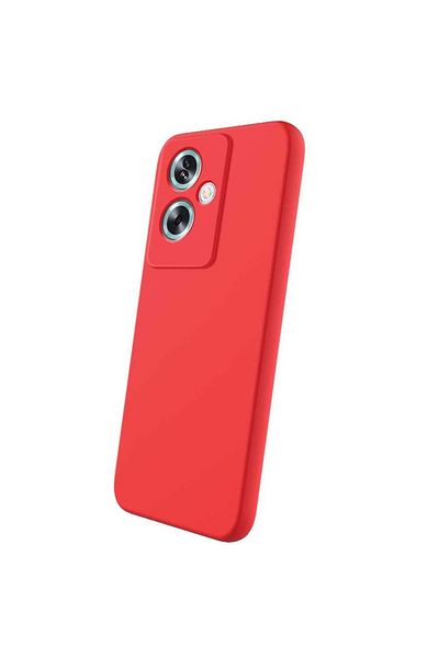 bestcase Premium Silicon Case For OPPO Reno 11F, Red