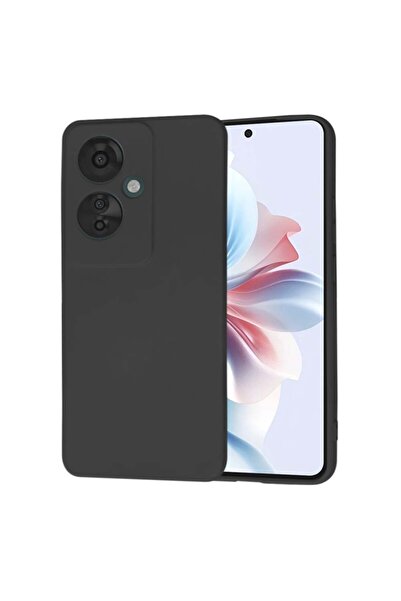 bestcase Carcasă subțire din silicon pentru OPPO Reno 11F, neagră mată