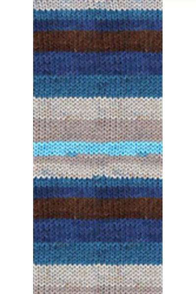 PRATİKOBA 1 Piece Vega Stripe Premium Acrylic Hand Knitting Yarn Wool No: 82422