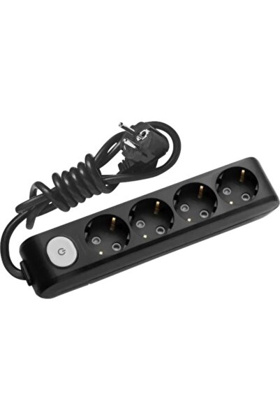 PANASONIC Extension cord 4 sockets 3 meters + switch X-tendia Panasonic, Black