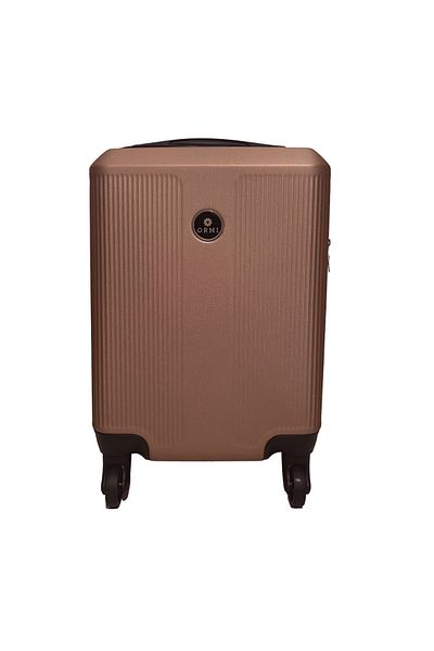 Ormi Wizz Air cabin trolley, Rosegold, 47x30x20 durable ABS, Seretec Solutions TR-00066