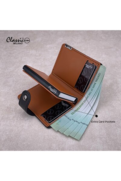 Classic Milano RFID Blocking Faux Leather Wallet for Men and Women