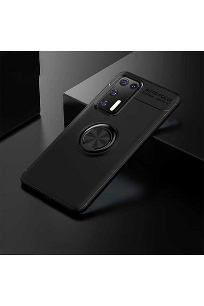 HTstore Huawei Compatible P40 Case Zore Ravel Silicone Cover-Black
