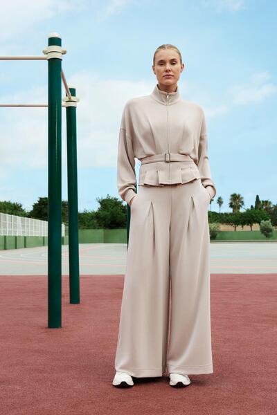 Oysho Belted jacket with soft-touch modal