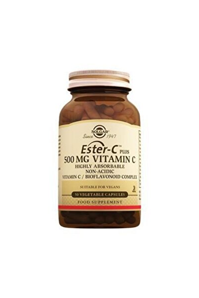 Solgar Ester-c Plus 500 mg 50 Kapsül